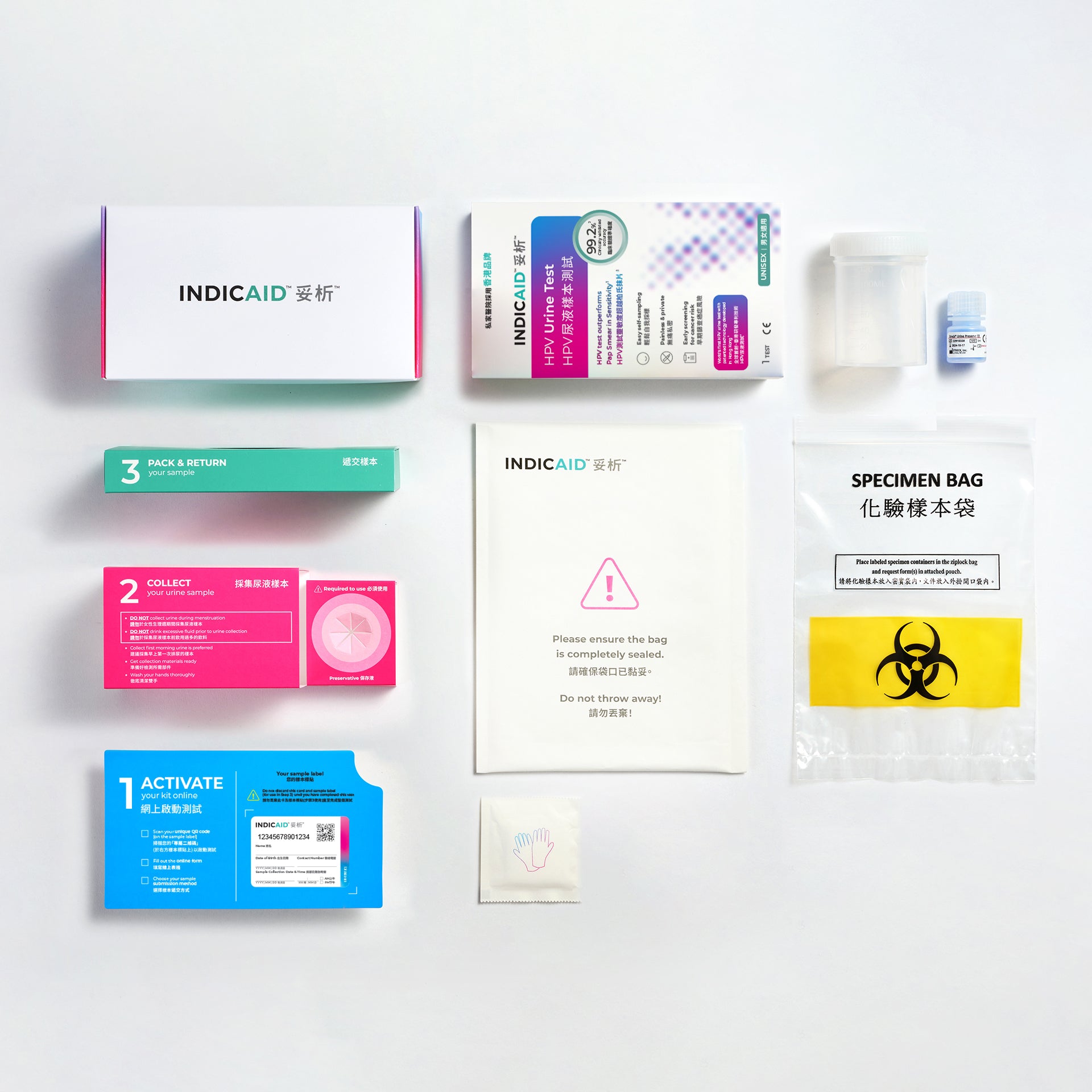 INDICAID™妥析™ HPV 尿液樣本測試連報告【標準版】