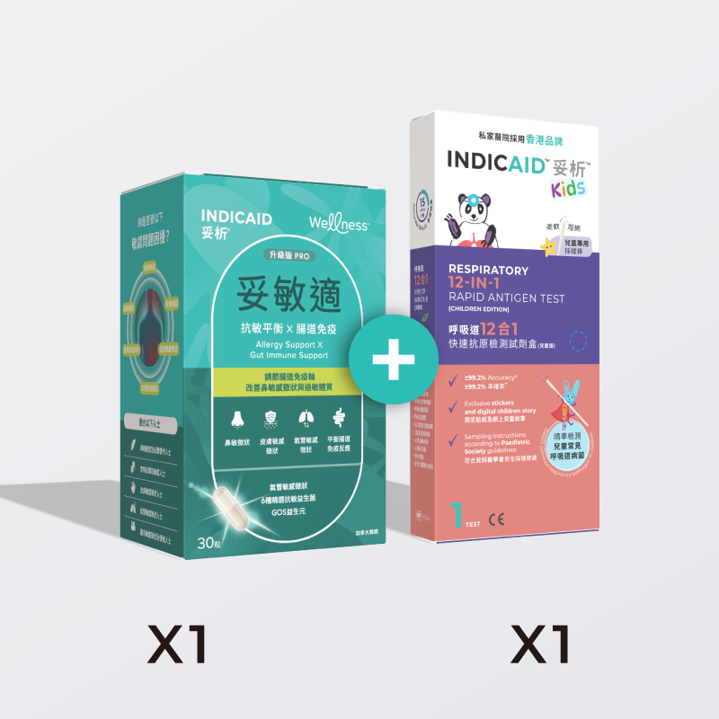 兒童呼吸道 x 抗敏組合
