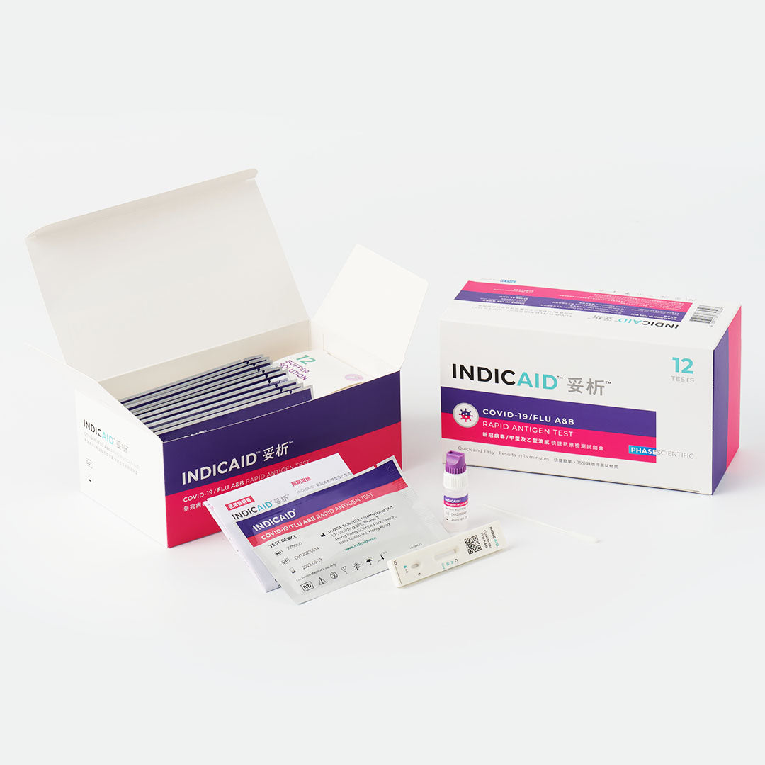 INDICAID™ COVID-19/FLU A&B Rapid Antigen Test